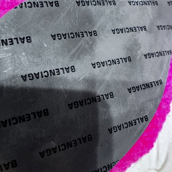 Balenciaga Pink Sherling Slides - Picture 2 of 3